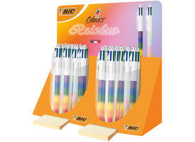 4-Kleuren balpen Bic regenboog medium assorti
