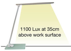 Bureaulamp Unilux Popy led wit