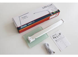 Bureaulamp Unilux Popy led wit