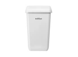 Afvalbak Satino open inworp 23 liter wit 332580