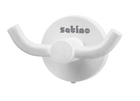Kledinghaak Satino 2 haaks wit 332180