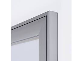 Vitrinebord Quantore luxe 8x A4 B1 gecertificeerd zilver