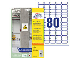 Etiket Avery L7872-20 35.6x16.9mm 1600 stuks