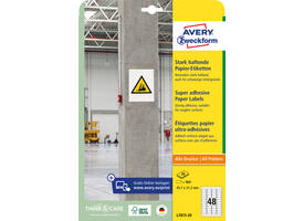 Etiket Avery L7873-20 45.7x21.2mm 960 stuks