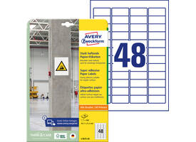 Etiket Avery L7873-20 45.7x21.2mm 960 stuks