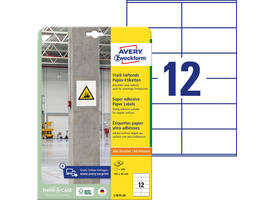 Etiket Avery L7875-20 105x48mm 240 stuks