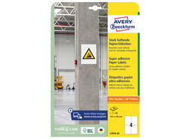 Etiket Avery L7876-20 105x148mm 80 stuks