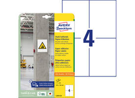 Etiket Avery L7876-20 105x148mm 80 stuks