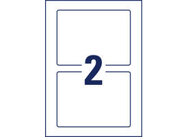 Positioneeretiket Avery 8002 160x120mm bedrukt 10 stuks