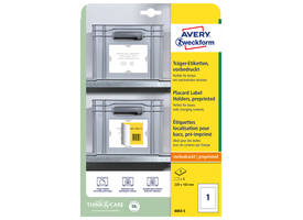 Positioneeretiket Avery 8003 220x160mm bedrukt 5 stuks