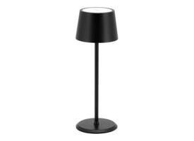 Tafellamp Securit MonteCarlo LED oplaadbaar dimbaar zwart