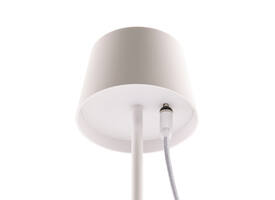 Tafellamp Securit MonteCarlo LED oplaadbaar dimbaar wit
