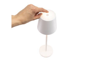 Tafellamp Securit Feline LED oplaadbaar dimbaar wit