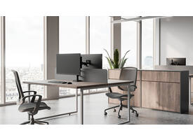 Monitorarm Neomounts NERO single 10-32" zwart
