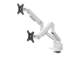 Monitorarm Neomounts NEXT Slim dual 17-32" wit