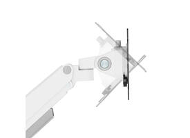 Monitorarm Neomounts NEXT Slim dual 17-32" wit