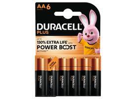 Batterij Duracell Plus Powerboost 6x AA