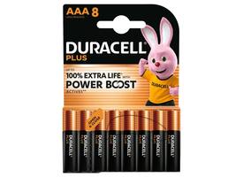 Batterij Duracell Plus Powerboost 8x AAA