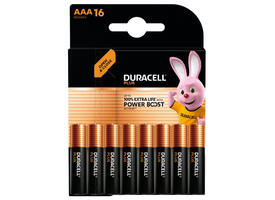 Batterij Duracell Plus Powerboost 16x AAA