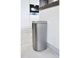Afvalbak Desq Touch 50 liter RVS zilver