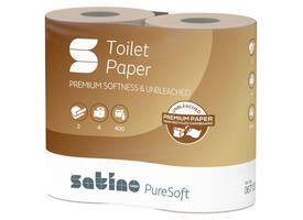 Toiletpapier Satino MT1 PureSoft 2-laags 400 vel naturel 067130