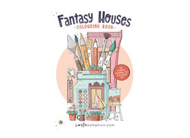 Kleurboek MUS Fantasy Houses