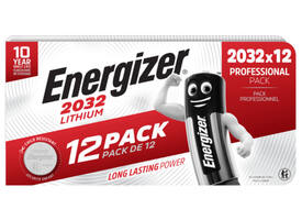 Batterij Energizer knoopcel 12x CR2032 lithium