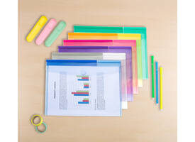 Enveloptas Djois Color Collection A4 horizontaal assorti