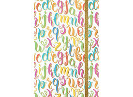 Notitieboekje letters/TC/150-110mm/Multi/Papier