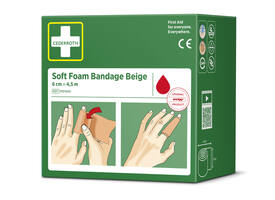 Bandage Cederroth Soft Foam 6cmx4,5m beige