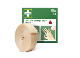 Bandage Cederroth Soft Foam 3cmx4,5m beige