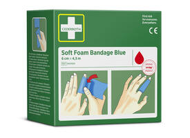 Bandage Cederroth Soft Foam 6cmx4,5m blauw