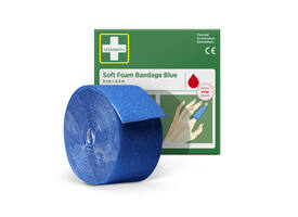 Bandage Cederroth Soft Foam 6cmx4,5m blauw