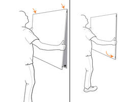 Whiteboard Nobo Infinity randloos 60x90cm