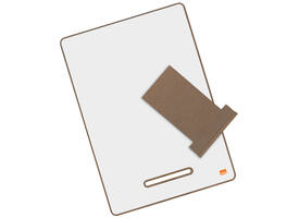 Whiteboard Nobo A4 mini 4 stuks