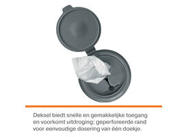 Whiteboardreinigingsdoekjes Nobo plasticvrij 100 stuks