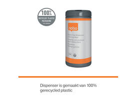 Whiteboardreinigingsdoekjes Nobo plasticvrij 100 stuks