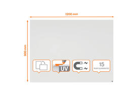 Whiteboard Nobo Infinity randloos 90x120cm