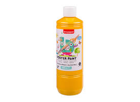 Plakkaatverf Bruynzeel geel fles à 500ml