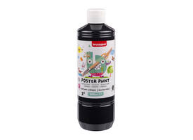 Plakkaatverf Bruynzeel zwart fles à 500ml