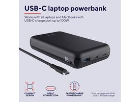 Powerbank Trust Laro laptop 100W