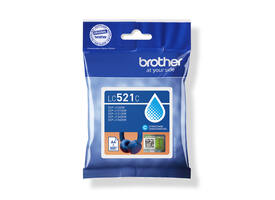Inktcartridge Brother LC-521C blauw