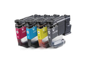 Inktcartridge Brother LC-521 zwart + 3 kleuren