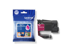 Inktcartridge Brother LC-521M rood