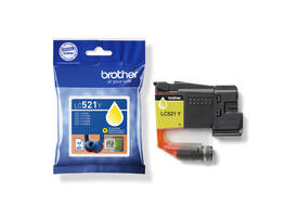 Inktcartridge Brother LC-521Y geel