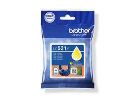 Inktcartridge Brother LC-521Y geel