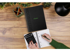 Notitieboek Rhodia Greenbook recycled A5+ lijn 160 pagina's 90gr hc