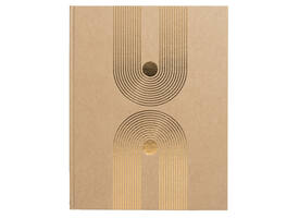 Gastenboek Exacompta Graphik 270x220mm blanco kraft