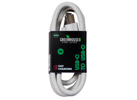 Kabel Green Mouse USB-C to USB-C data Woven 1m