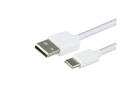 Kabel Green Mouse USB-A to USB-C data Woven 1m